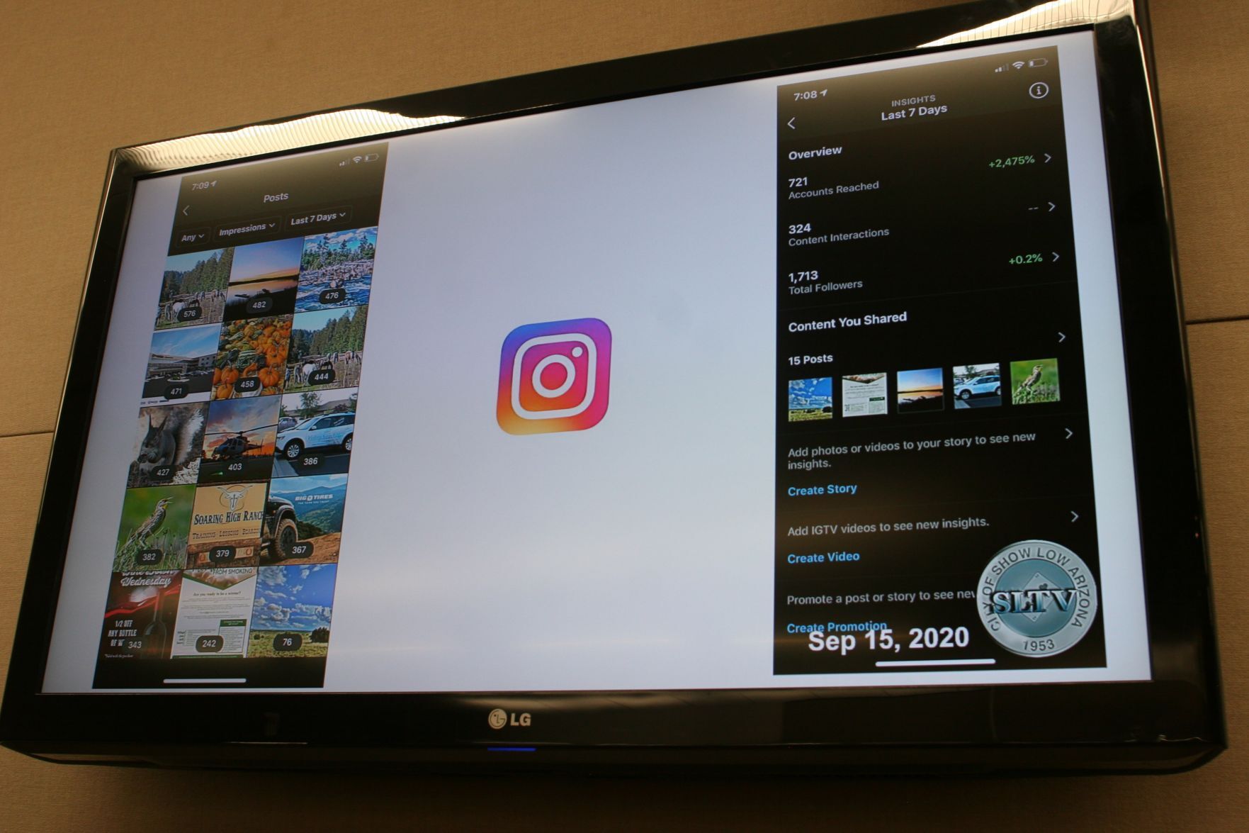 Show Low Chamber of Commerce Instagram